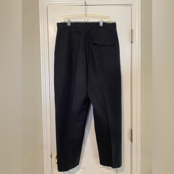 HELMUT LANG Black Cotton/Linen Size 10 casual workwear straight leg - Picture 5 of 8